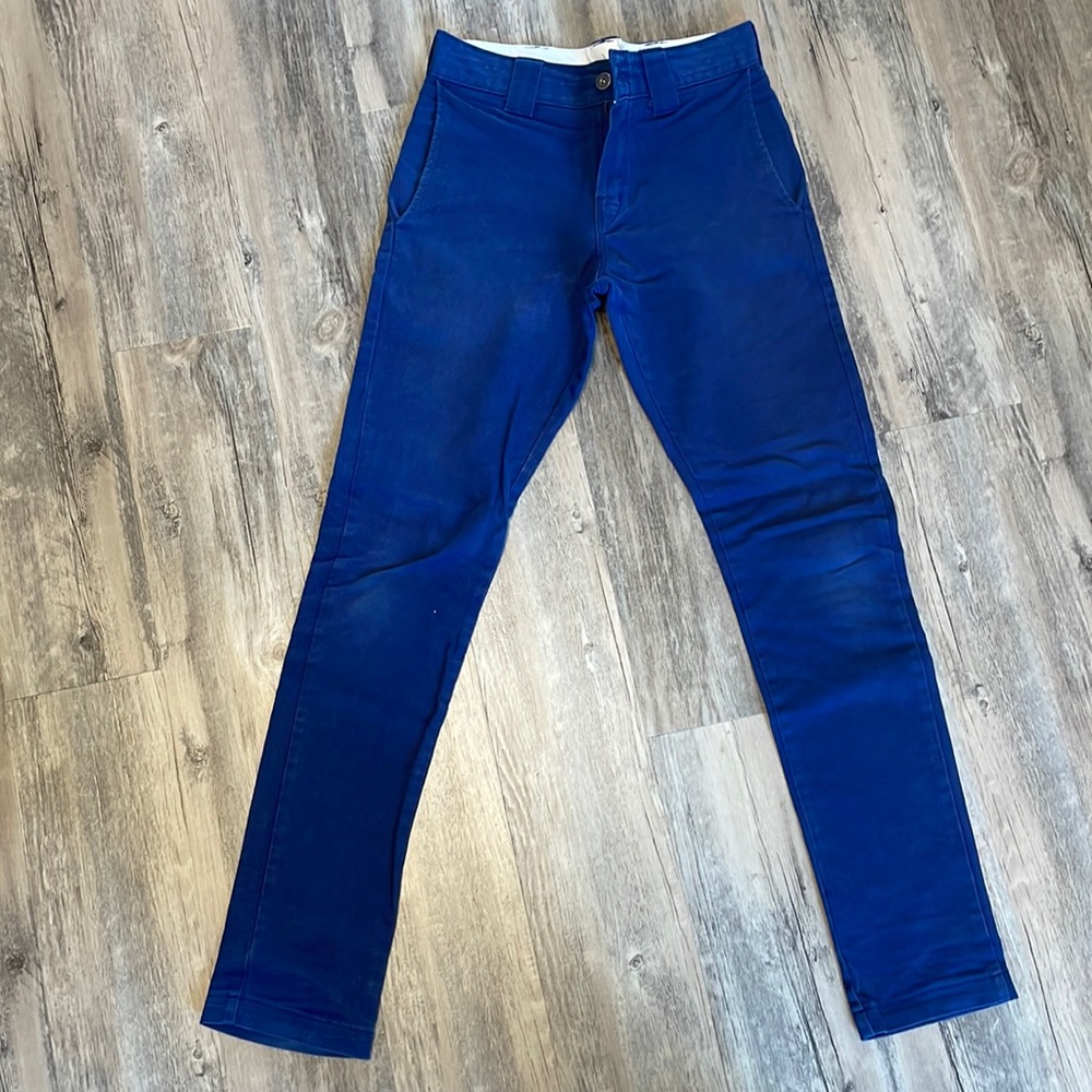 Dickies Slim Skinny Royal Blue Pants 28x32